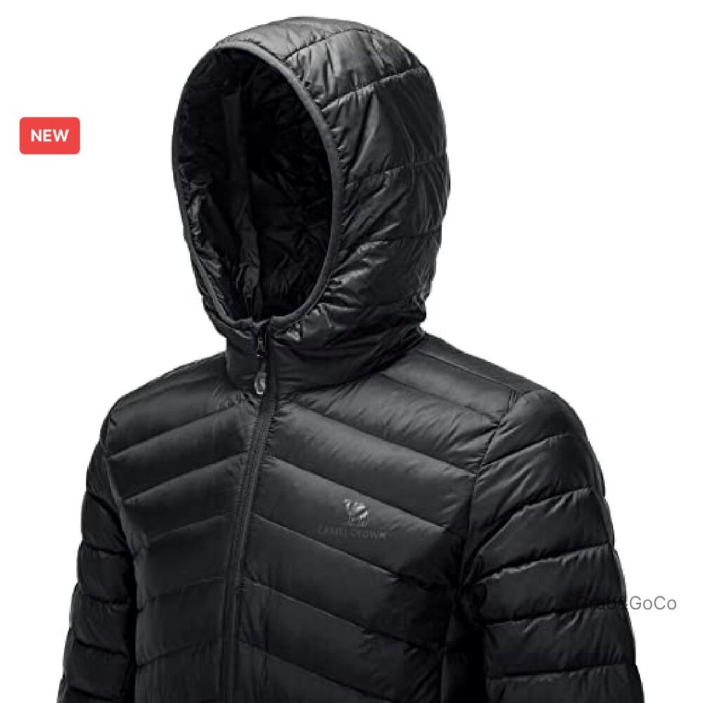 Packable Down Jacket Hooded Lightweight Puffer In… - image 4